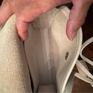 Vintage White Leather Cross Body 0036 231